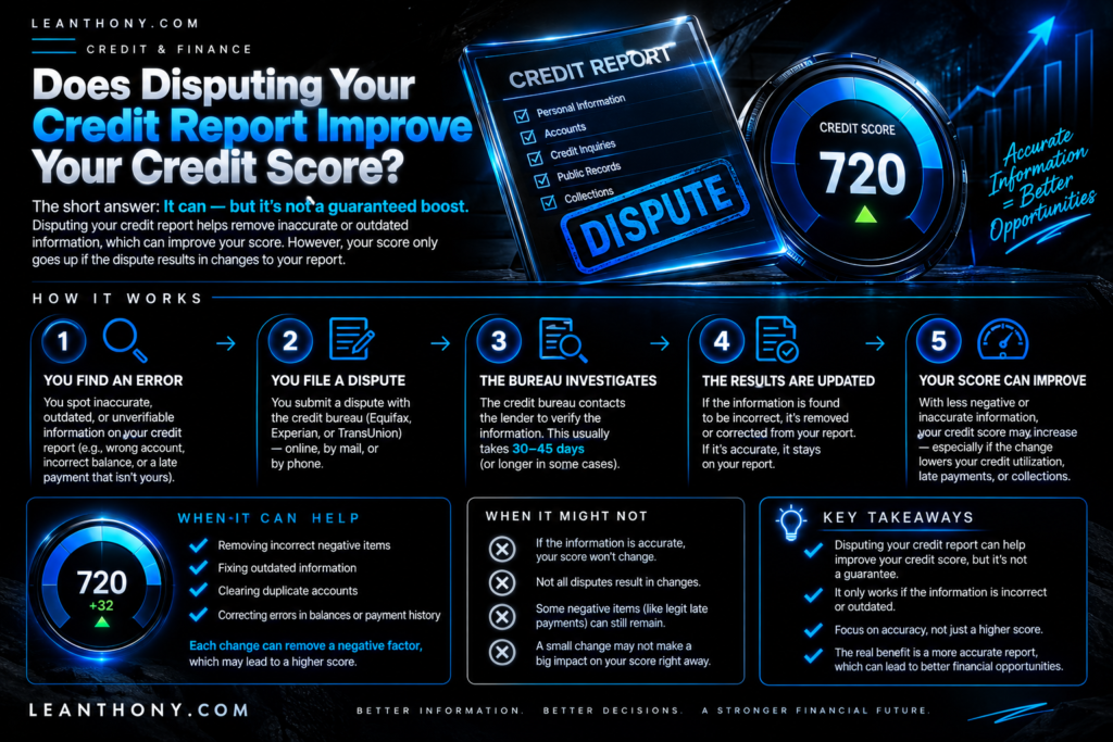 How Long Does a Credit Report Dispute Take in 2026? Leanthony Stephens explains how long does a credit dispute take